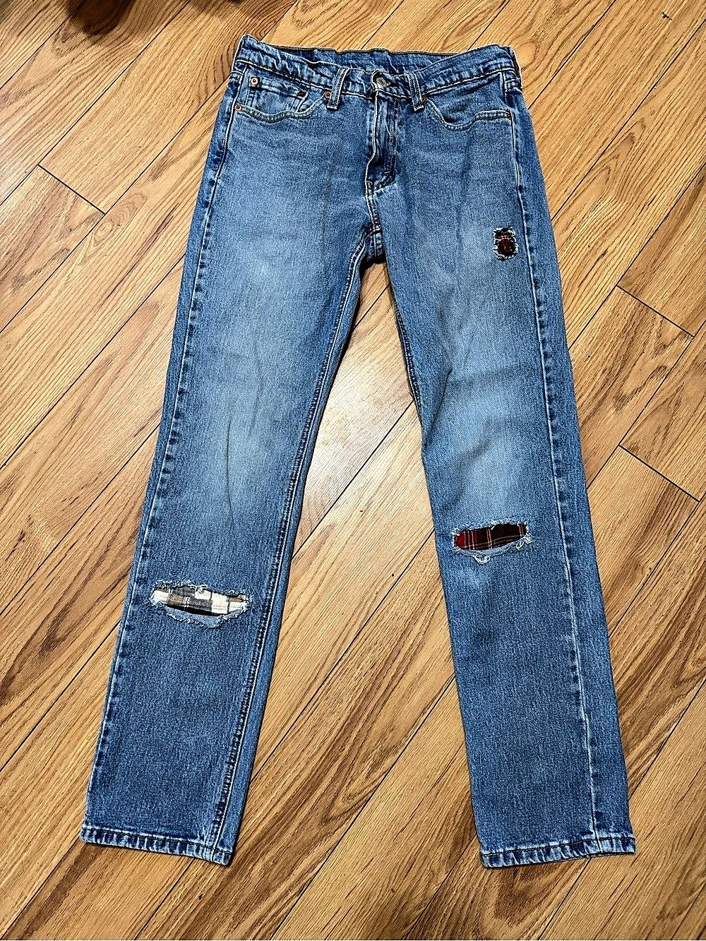 Levi's 541 Jeans with Boho Patches